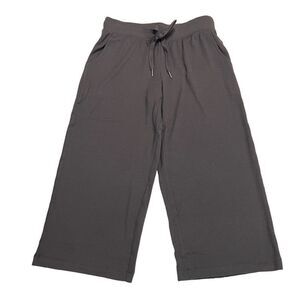 Koolaburra by UGG gray square lounge pants, capri style drawstring‎ waist sz S